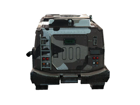 Tracked armored vehicle 3D Model