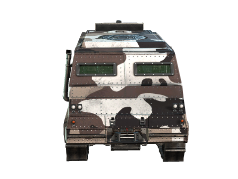 Tracked armored vehicle 3D Model