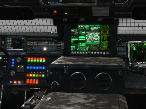 Tracked armored vehicle 3D Model