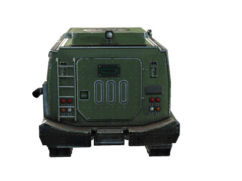 Tracked armored vehicle 3D Model