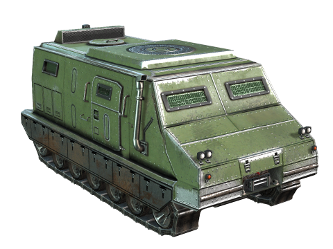 Tracked armored vehicle 3D Model
