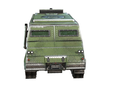 Tracked armored vehicle 3D Model