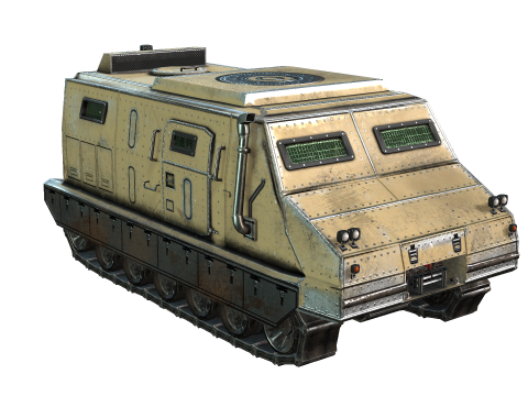Tracked armored vehicle 3D Model