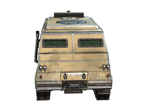 Tracked armored vehicle 3D Model