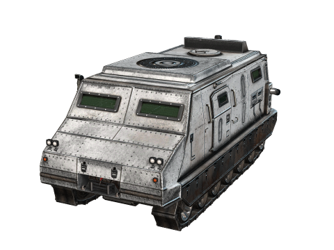 Tracked armored vehicle 3D Model