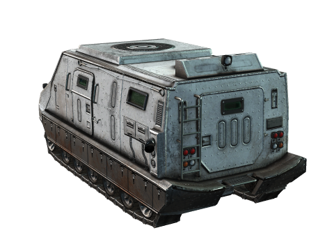 Tracked armored vehicle 3D Model