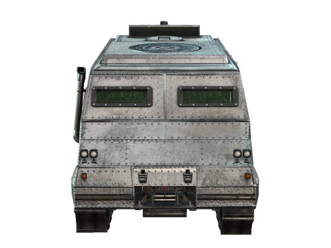 Tracked armored vehicle 3D Model