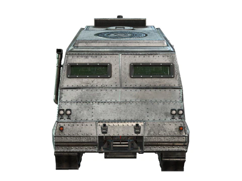 Tracked armored vehicle 3D Model