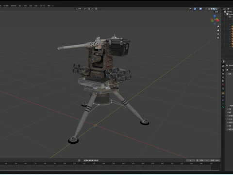 Treppiede RWS Modello 3D
