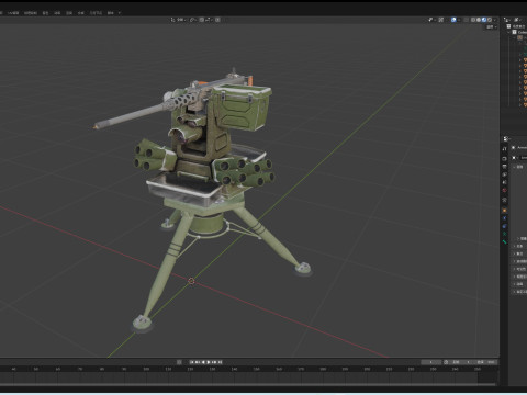 RWS Tripod 3D Model