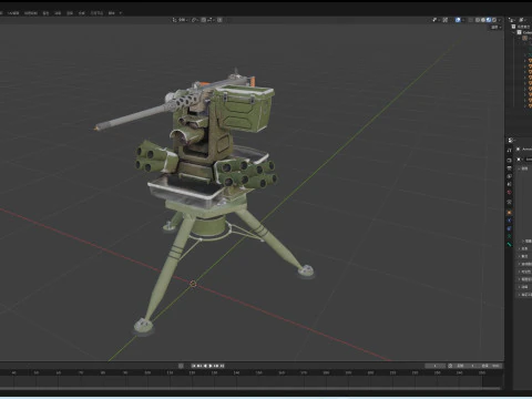 Treppiede RWS Modello 3D