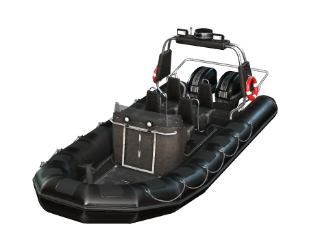 Tactical Boat 3D Modell