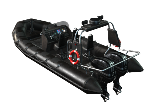 Tactical Boat 3D Model