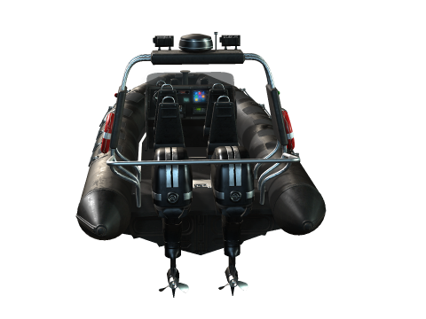 Tactical Boat 3D Model