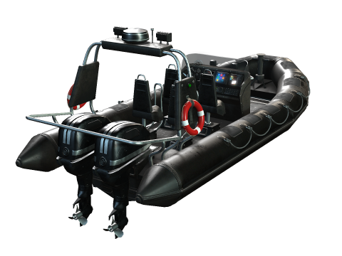 Tactical Boat 3D Model