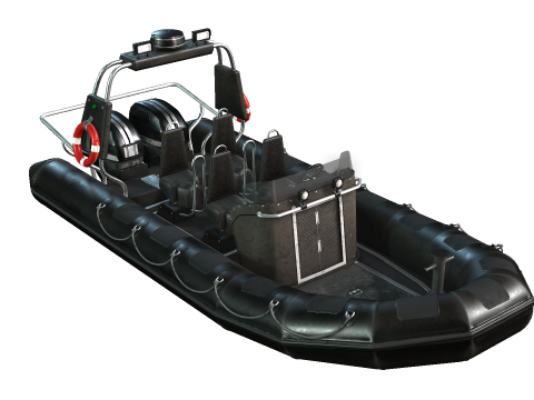 Tactical Boat 3D Model