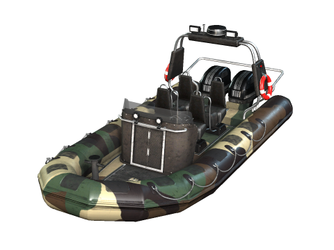 Tactical Boat 3D 모델