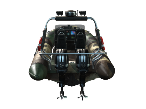 Tactical Boat 3D Model