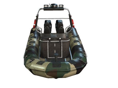 Tactical Boat 3D Model
