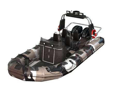 Tactical Boat 3D 모델