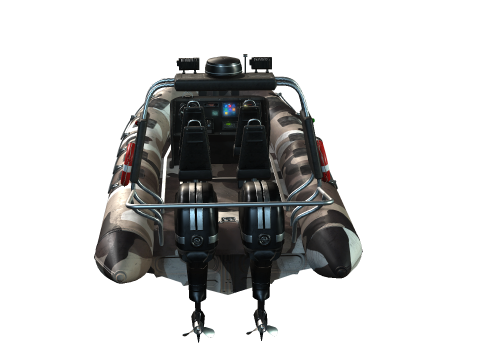 Tactical Boat 3D Model