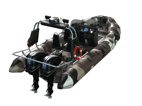 Tactical Boat 3D Model