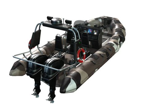 Tactical Boat 3D Model