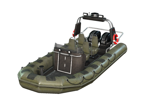 Tactical Boat 3D 모델
