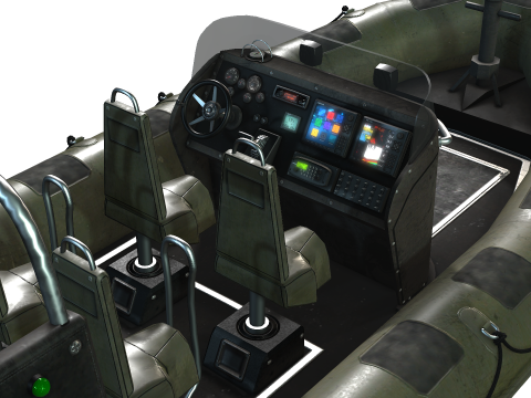 Tactical Boat 3D 모델