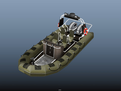 Tactical Boat 3D 모델