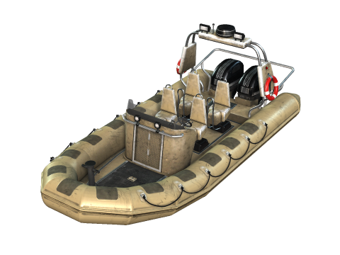 Tactical Boat 3D 모델