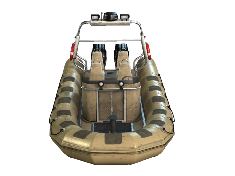 Tactical Boat 3D 모델