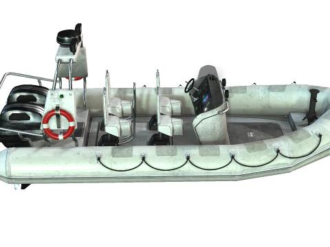 Tactical Boat 3D Model
