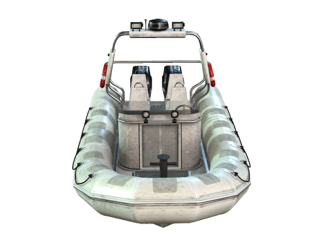 Tactical Boat 3D Model