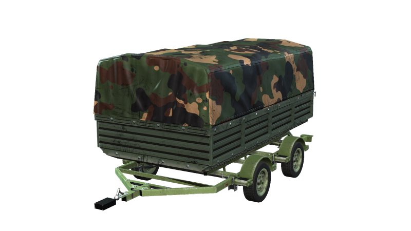 Trailer 3D Model .c4d .max .obj .3ds .fbx .stl .blend 