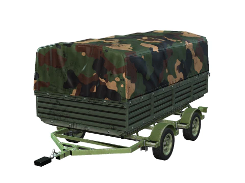 Rimorchio Modello 3D