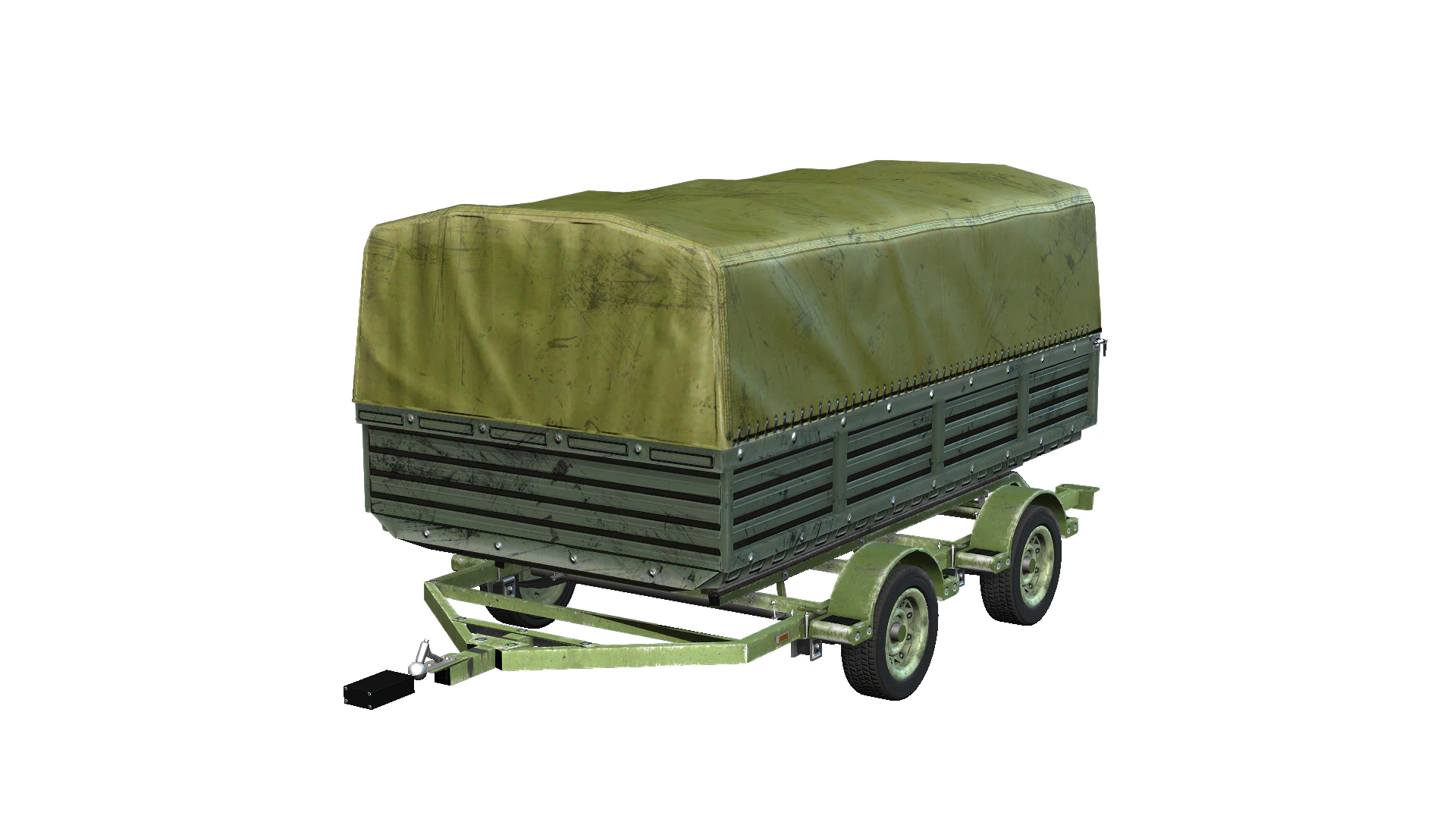Trailer 3D Model .c4d .max .obj .3ds .fbx .stl .blend 