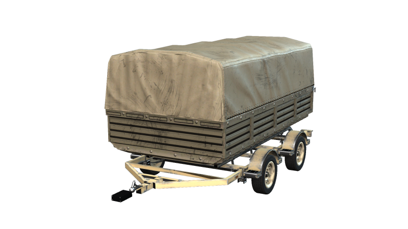Trailer 3D Model .c4d .max .obj .3ds .fbx .stl .blend 