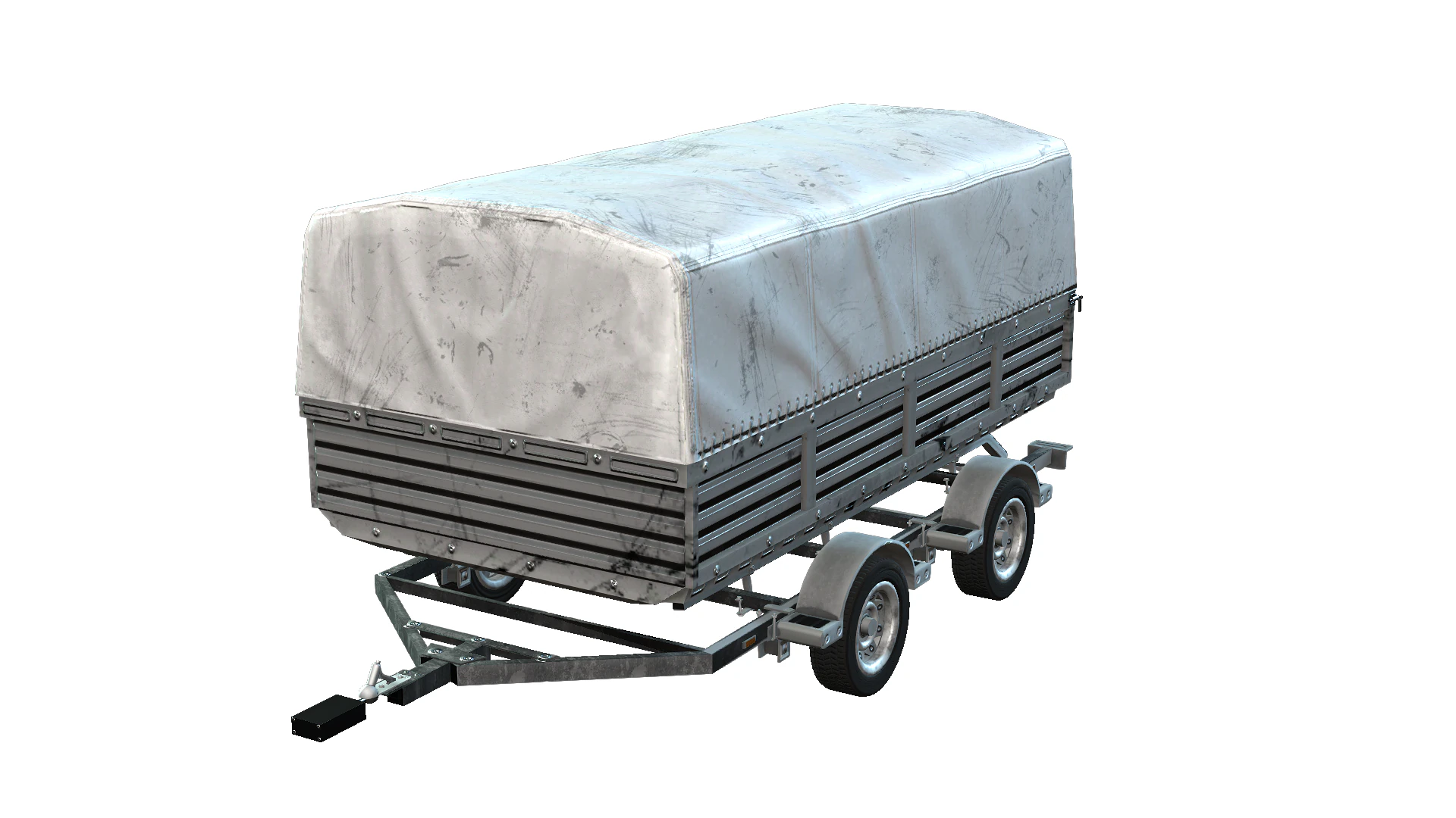 Trailer 3D Model .c4d .max .obj .3ds .fbx .stl .blend 