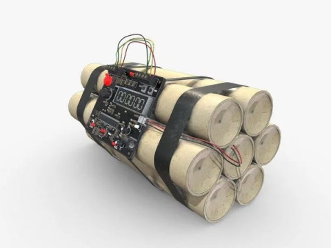 Dynamite Modello 3D