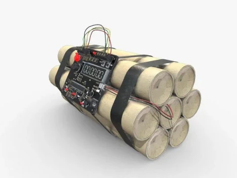 Dynamite 3D Model