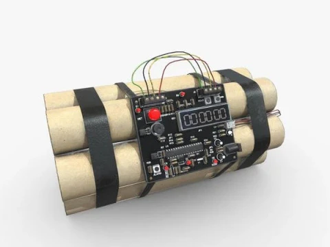Dynamite 3D Model