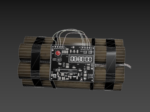 Dynamite Modello 3D