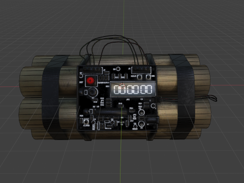 Dynamite Modello 3D