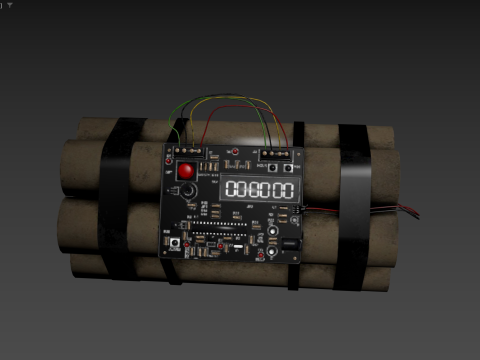 Dynamite Modello 3D