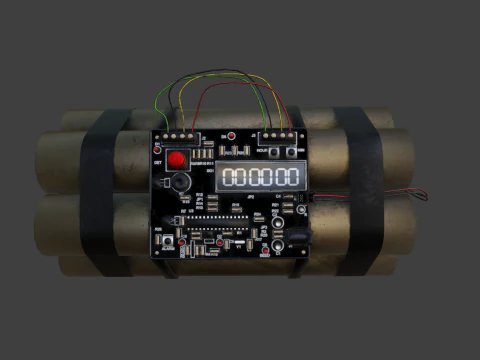 Dynamite 3D Model