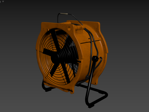 Industrial Fan 3D Model