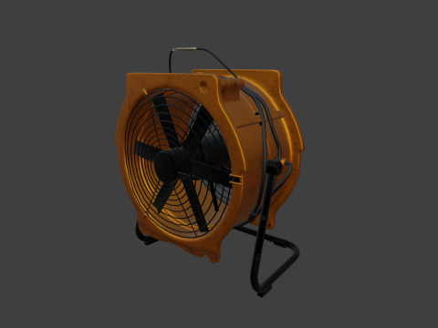 Industrial Fan 3D Model