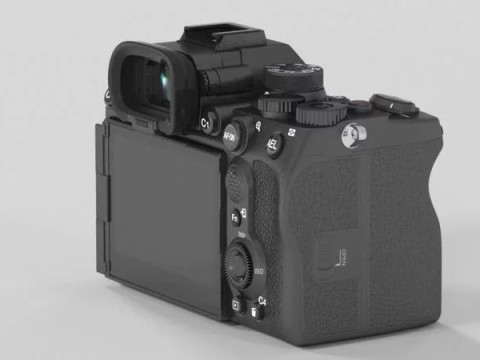 SonyILCE-7RM5FullSizeMirrorlessSLRCamera7RV 3D Model