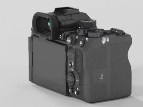 SonyILCE-7RM5FullSizeMirrorlessSLRCamera7RV 3D Model